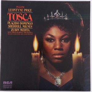 Puccini Jeontyne Price as Tosca, Placido Domingo, Milnes 2 LP Box Set 12" Record